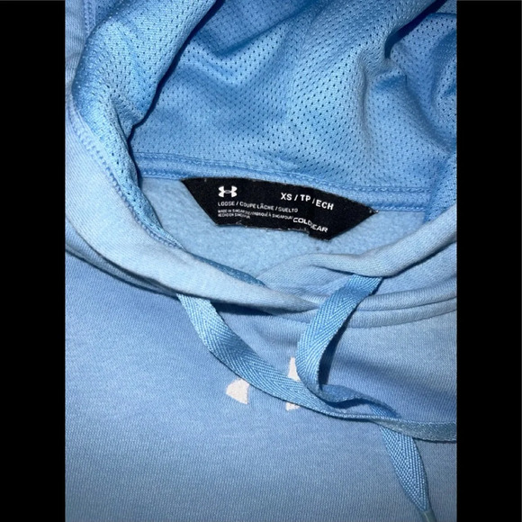🩵 Under Armour Hustle Hoodie - Size XS | Color: Blue - Picture 4 of 6